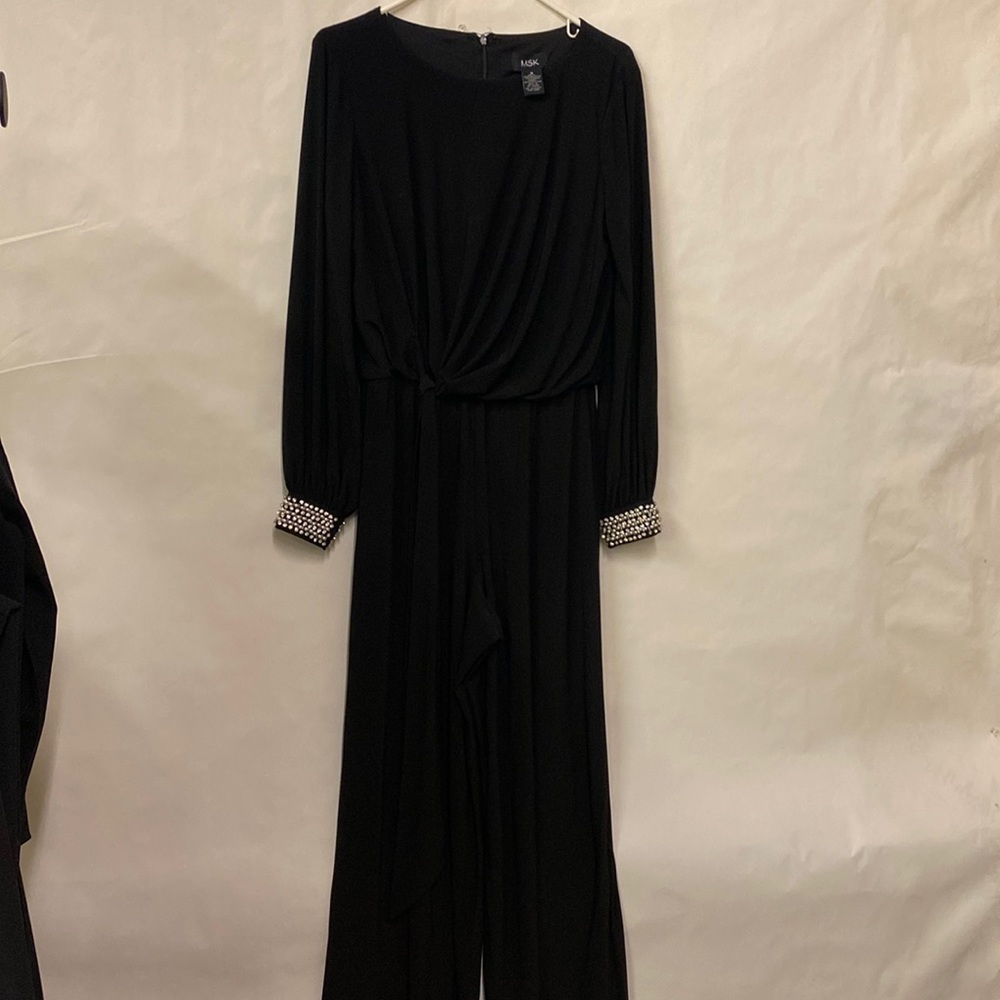 MSK pant/jumpsuit Black with bling